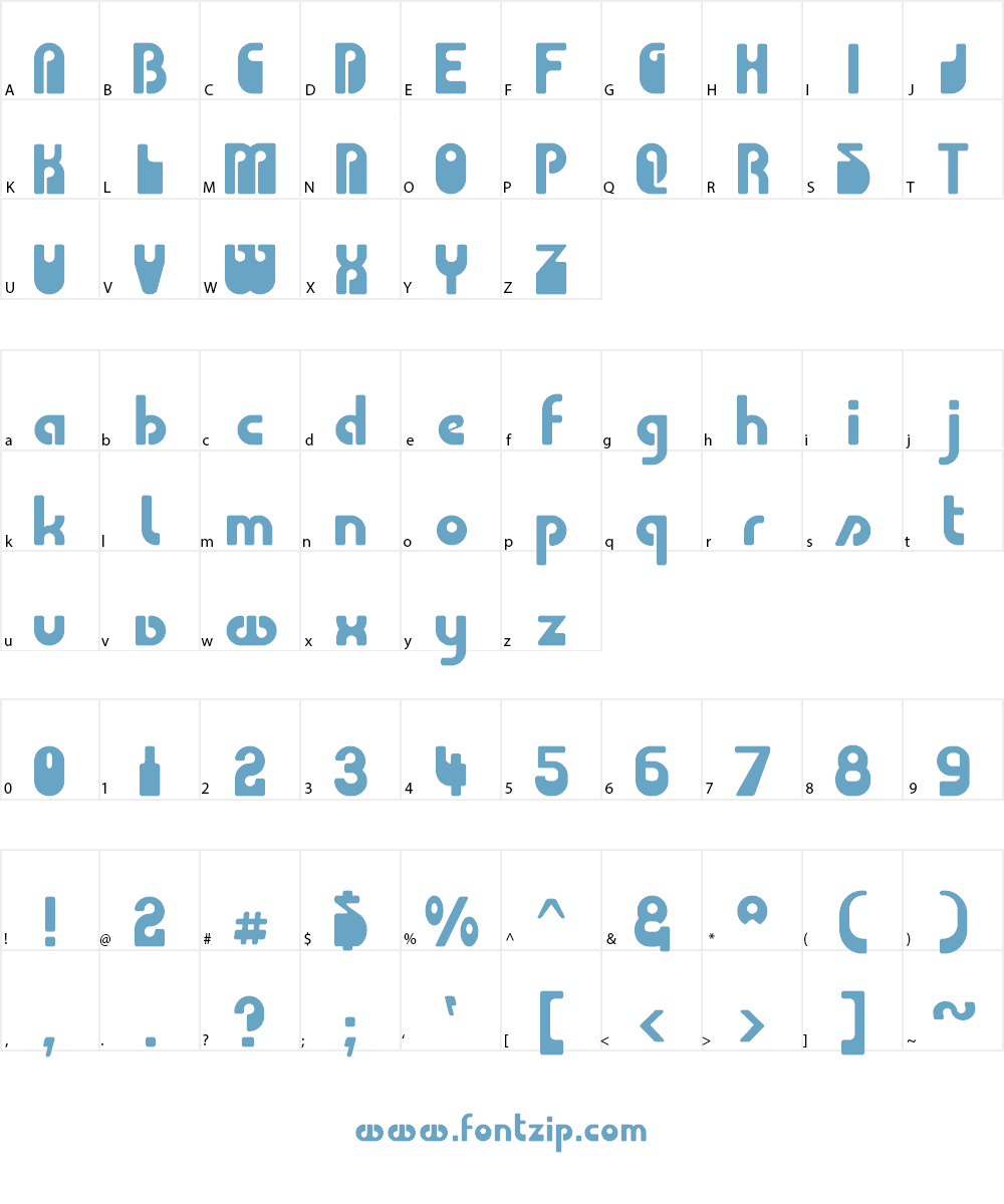 Choda Font Character