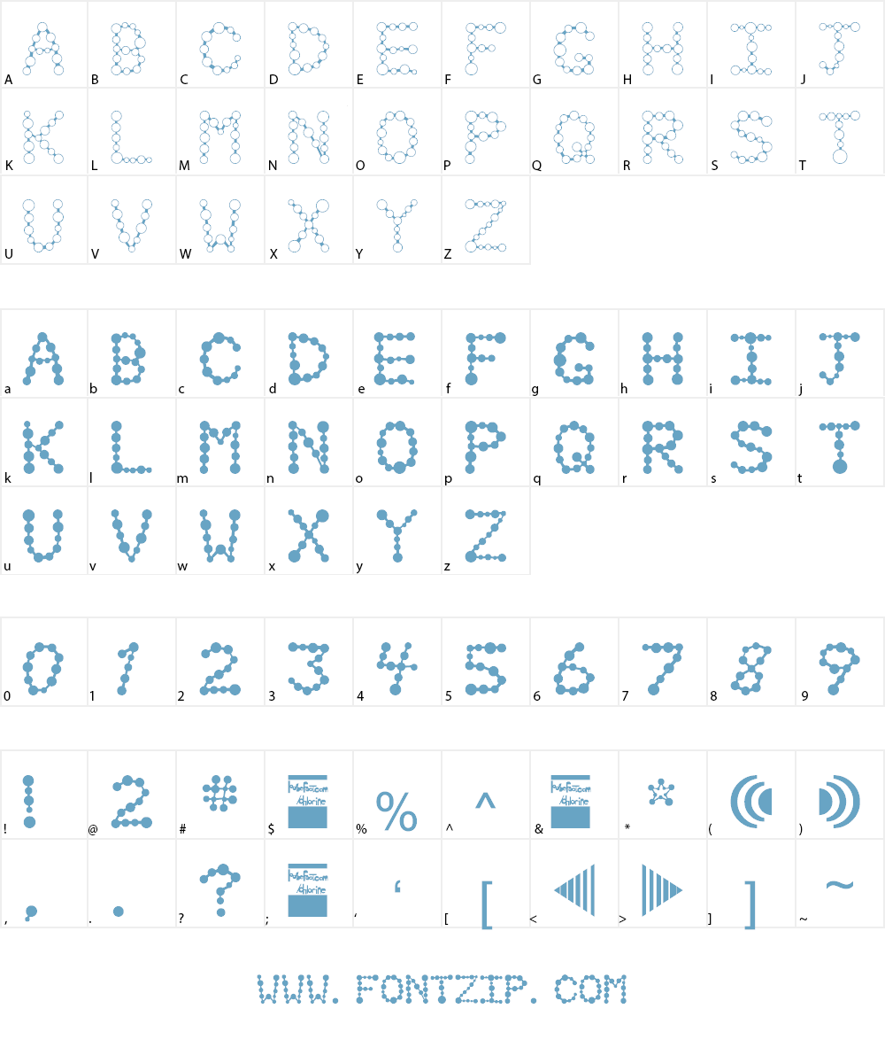 Chlorix Font Character