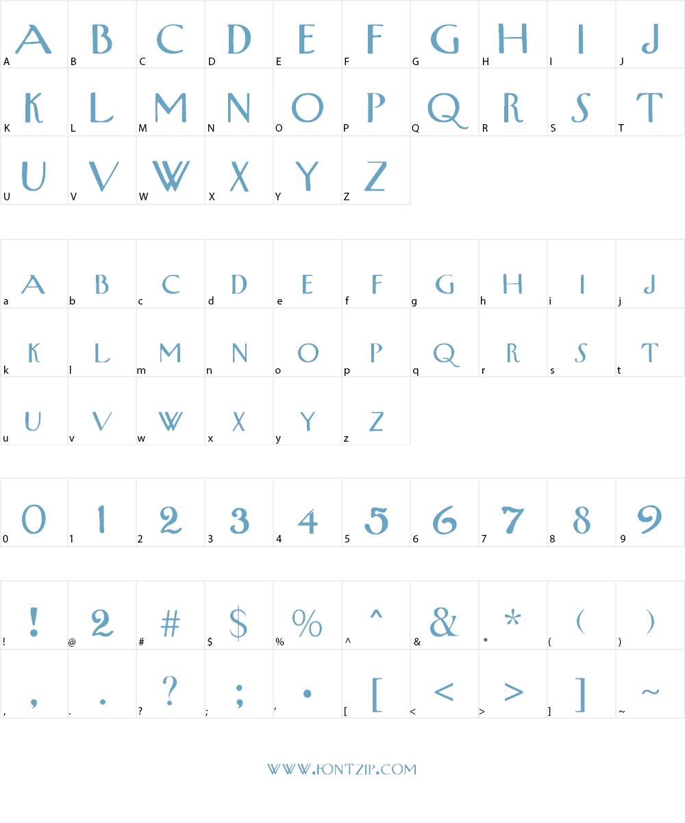 New Yorker Font Character