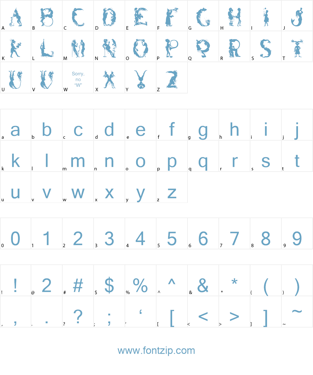 Bizarro Font Character