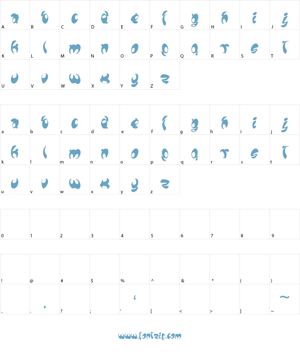 Lomax Font Character