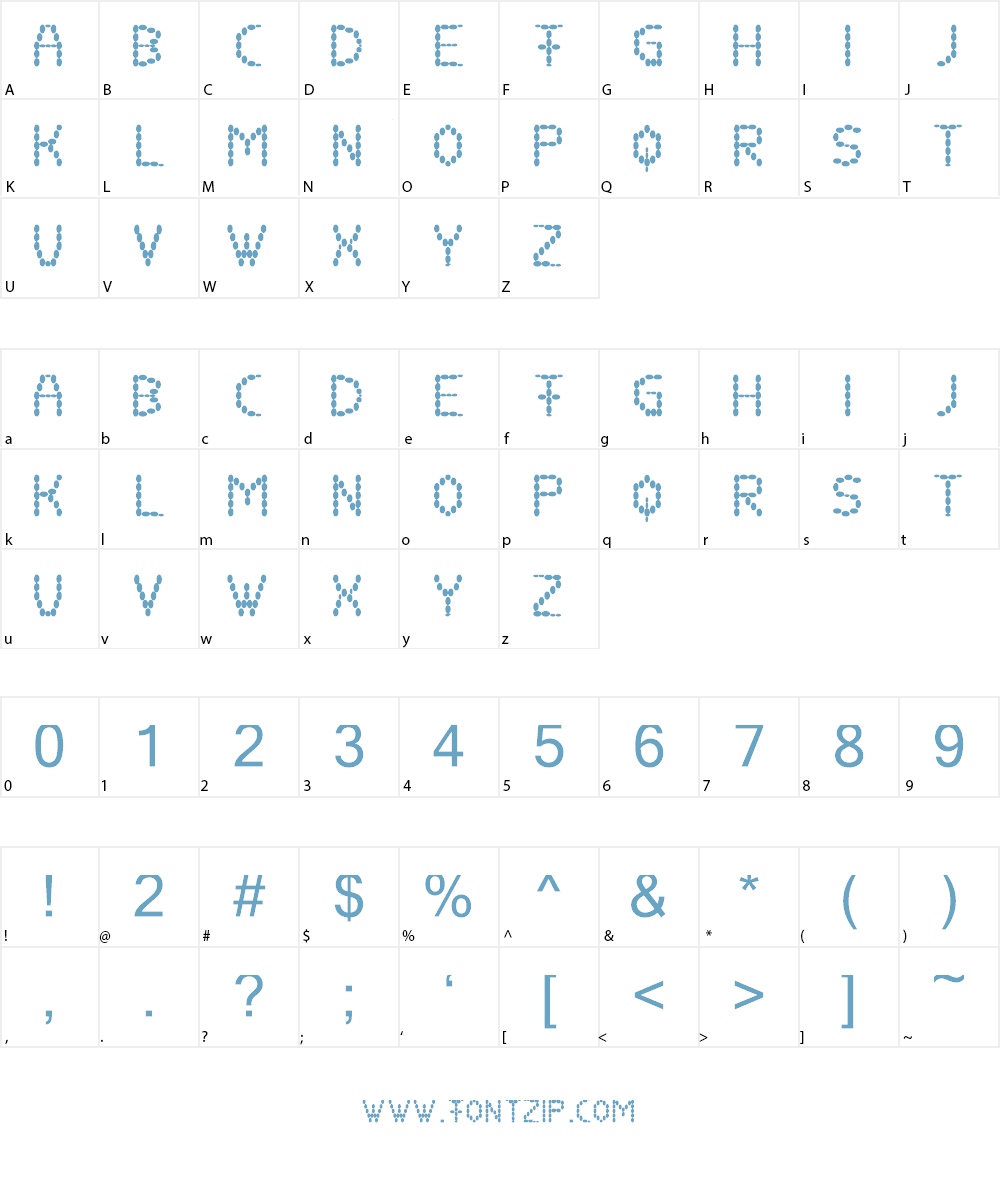 coffee beans Font Character