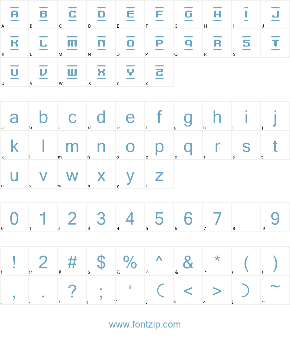 MDMA (beta) Font Character