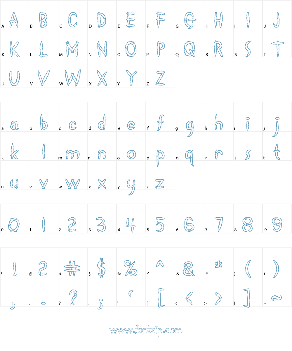 Spliffs Font Character