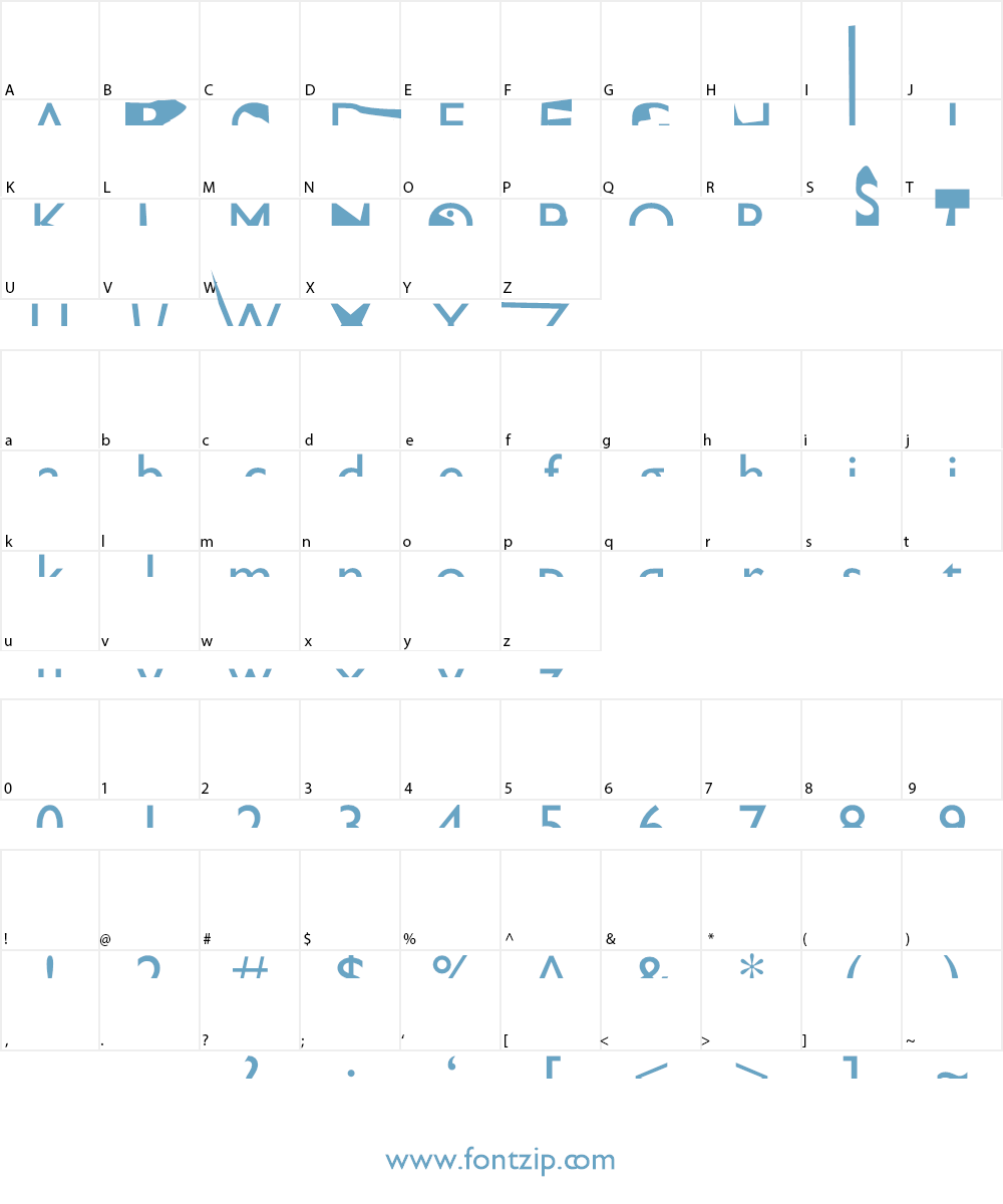 Greg Sans Font Character