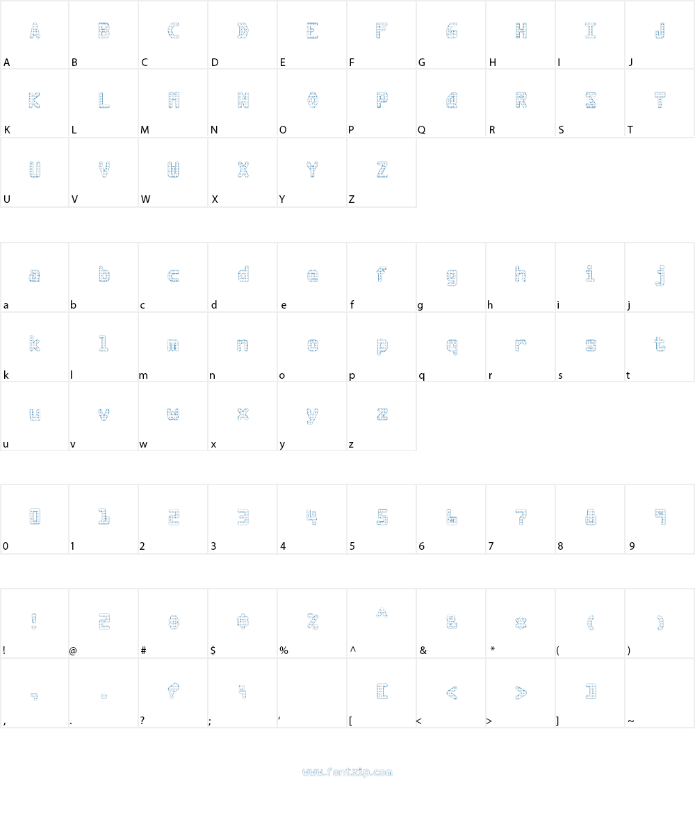 NeoSight Font Character