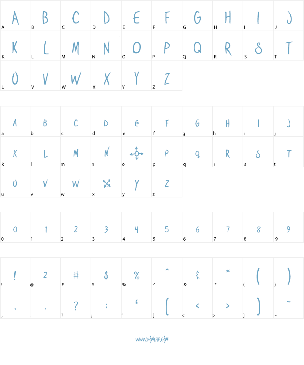 Shoestore Font Character