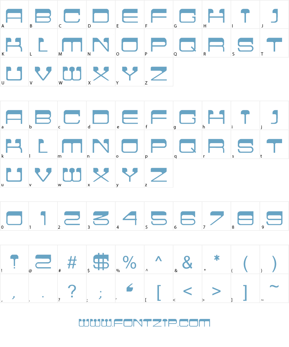 Cinema Font Character