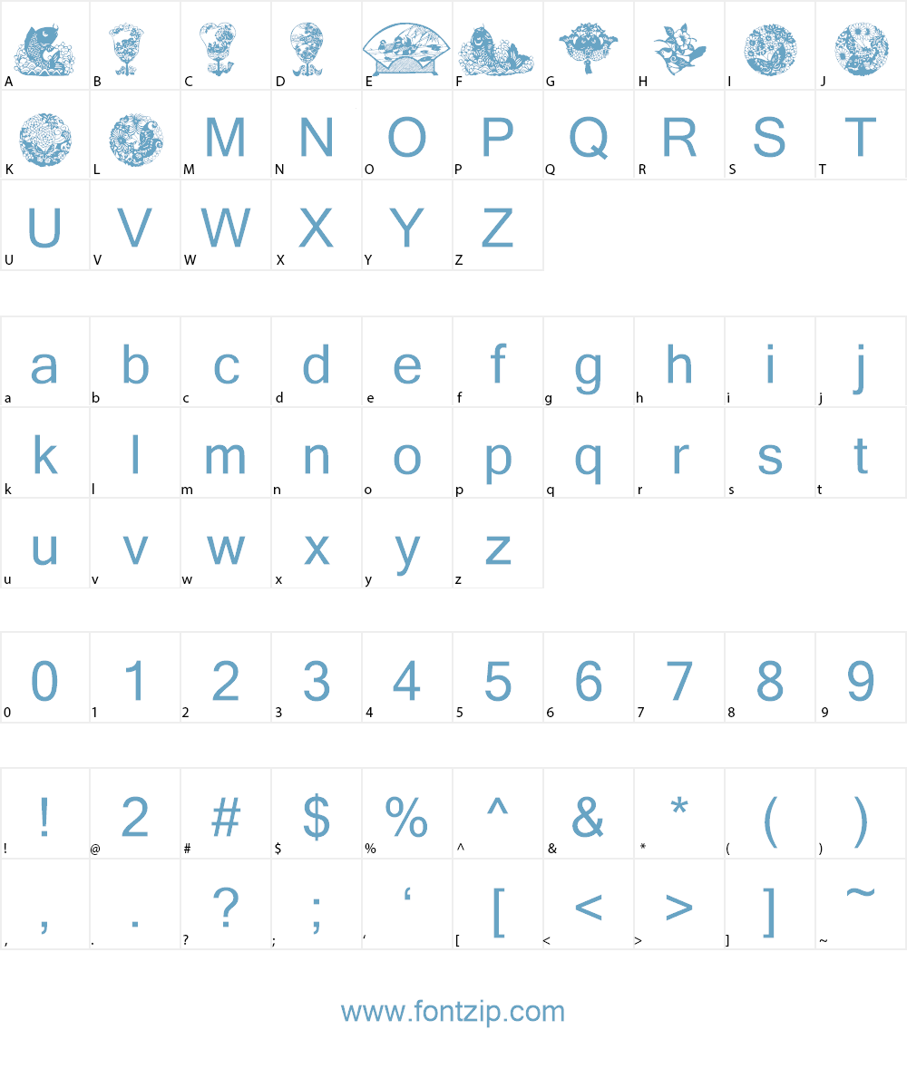 Design2 Font Character