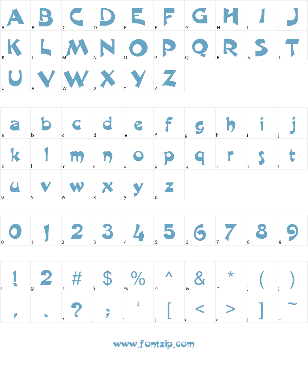 Harquil Font Character