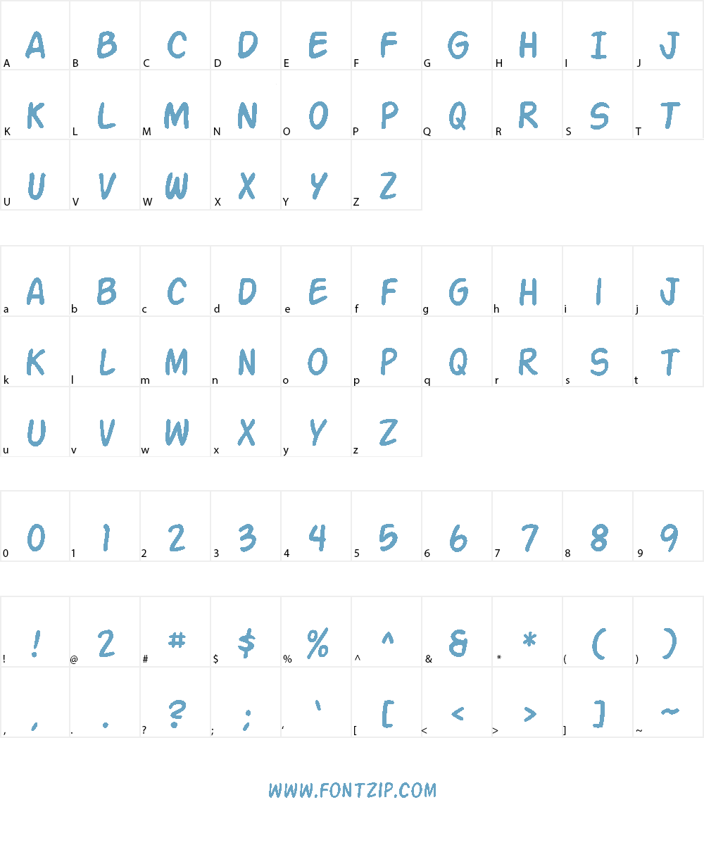 SF Action Man Font Character