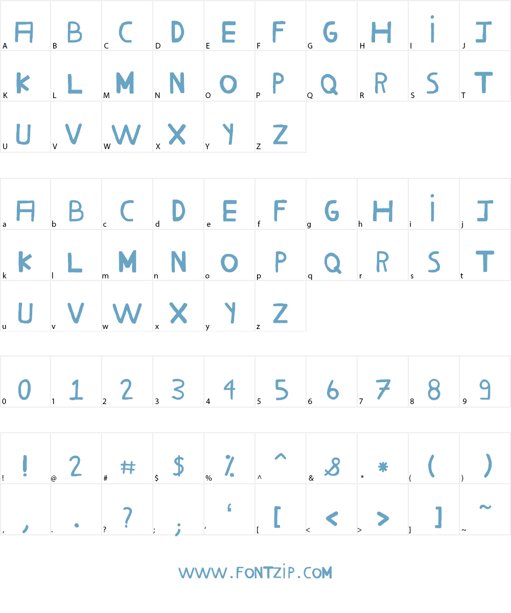 Milho Cozido Font Character