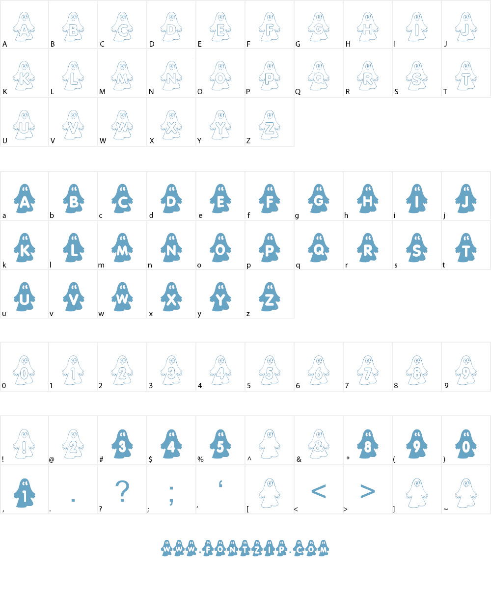 rmghost4 Font Character