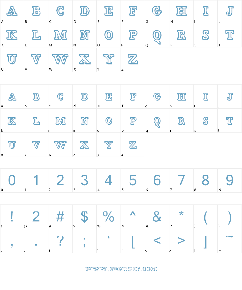 Egidia Font Character