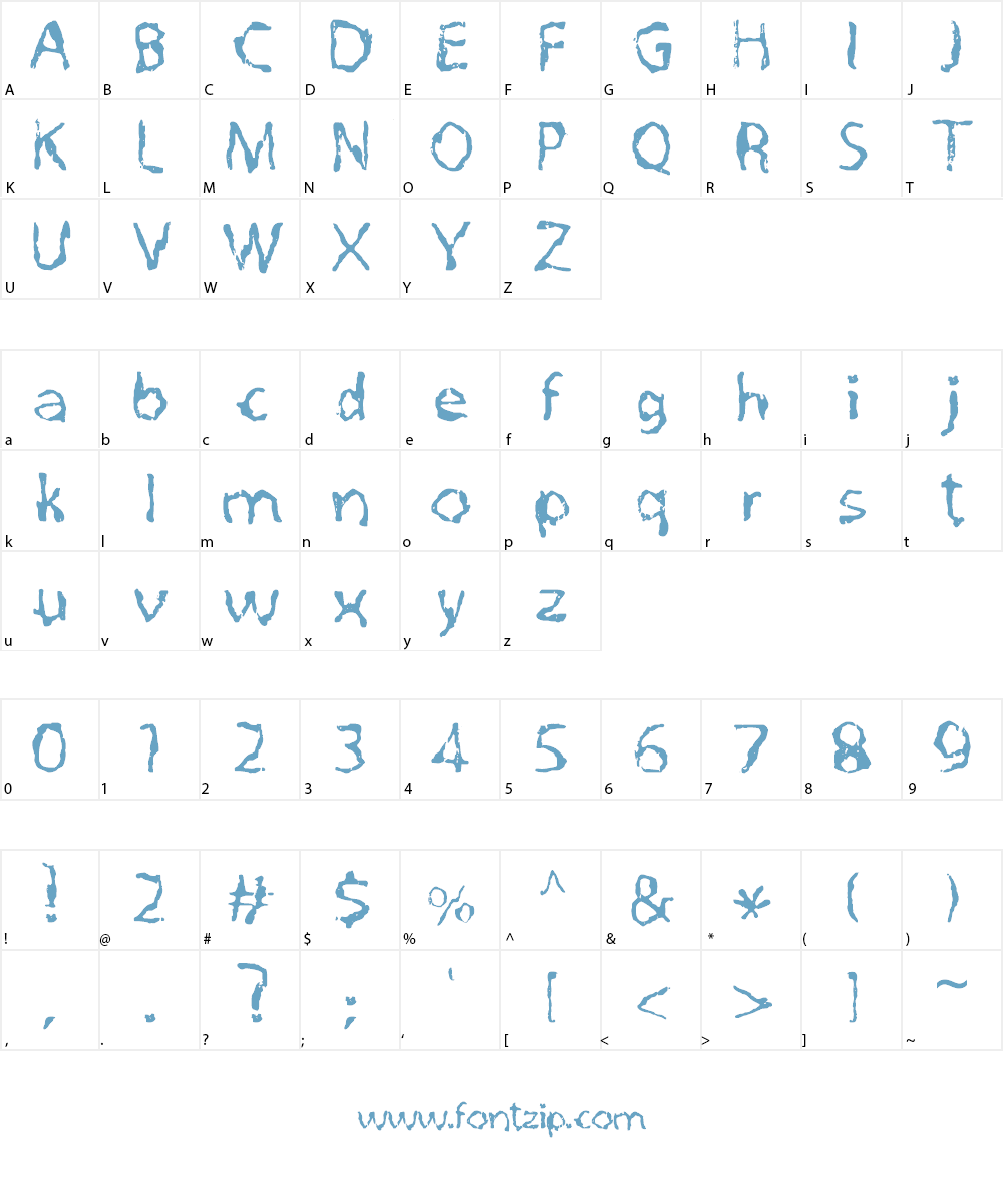 Quo Vadis Quasimodo Font Character