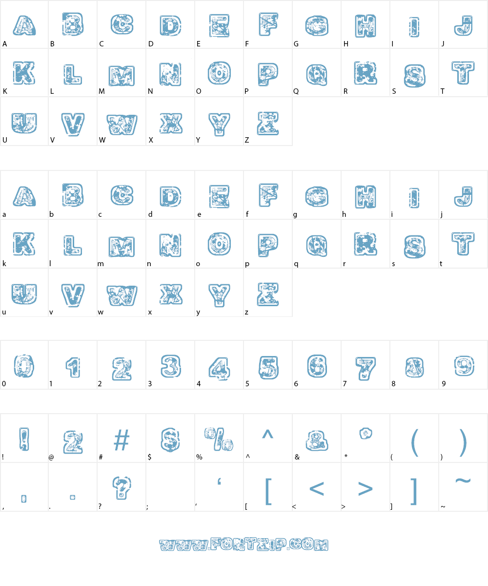 Balagan Font Character