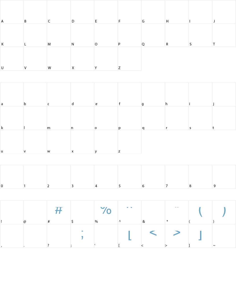 xe Dogma Font Character