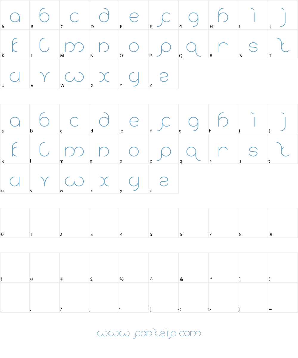 karitza Font Character