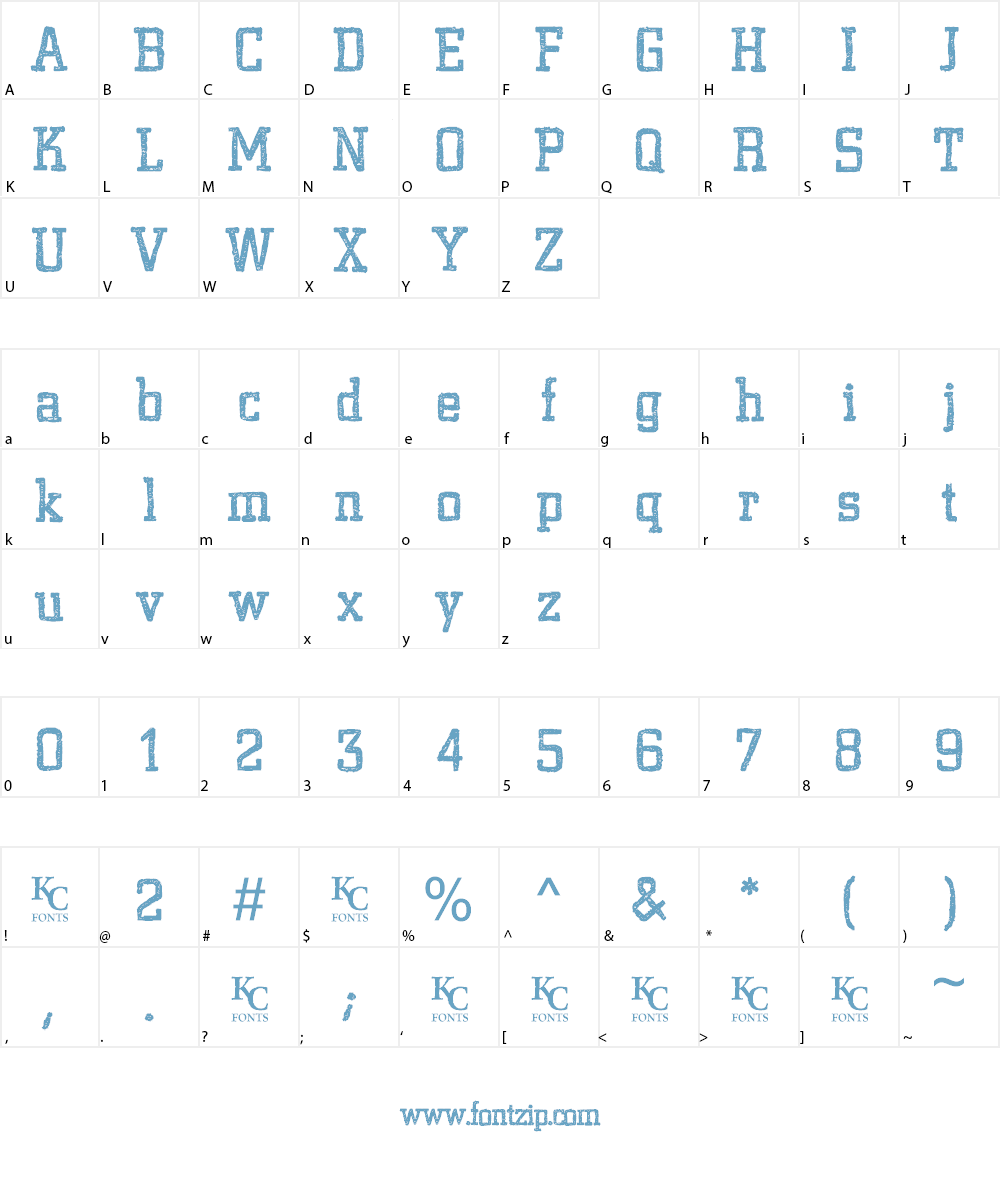 Varsity Playbook Font Character