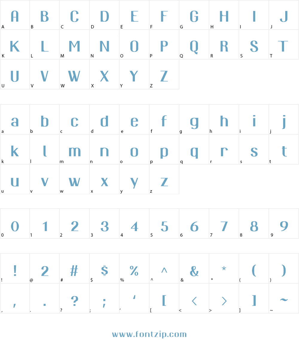 GranaPadano Font Character