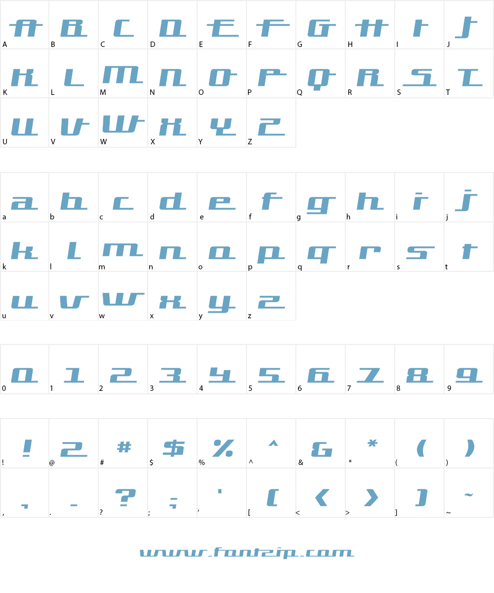 Hardman Font Character