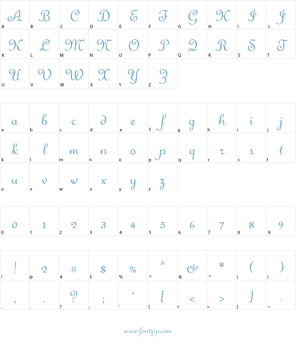 Merveille Font Character