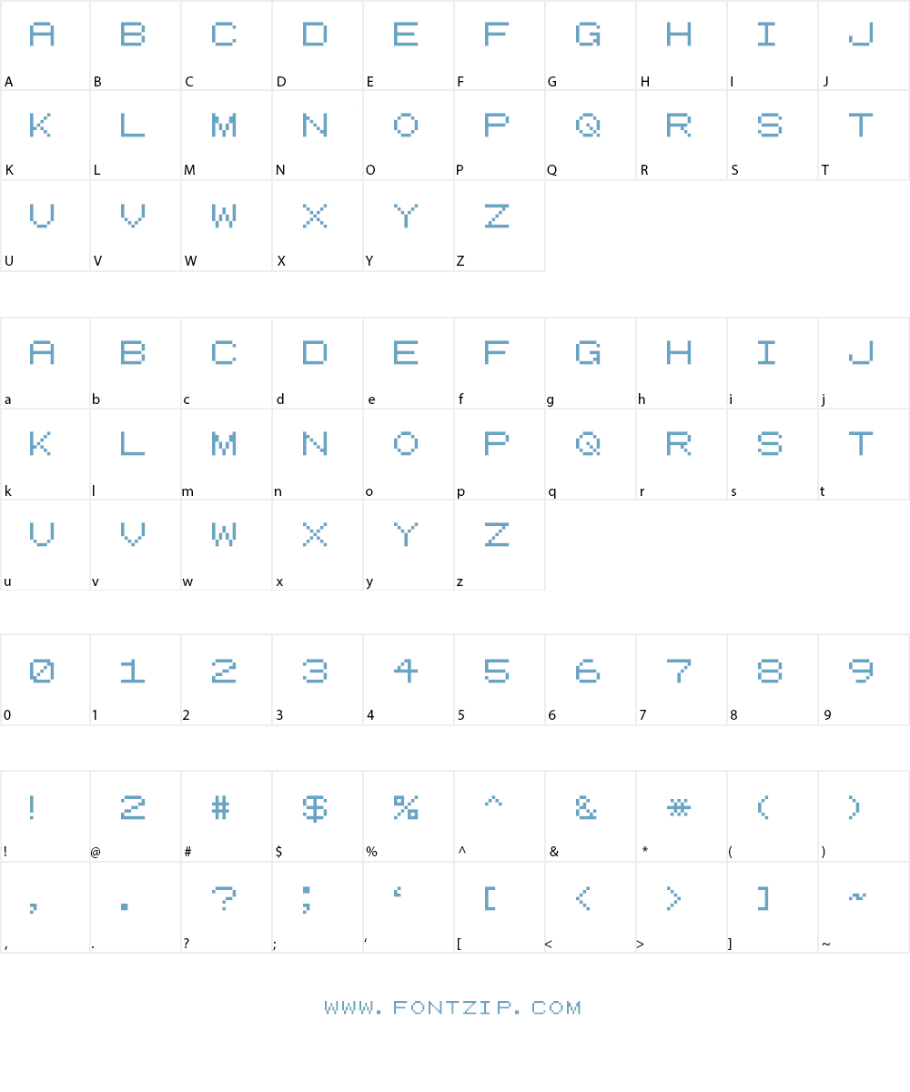 NBP Informa FiveSix Font Character