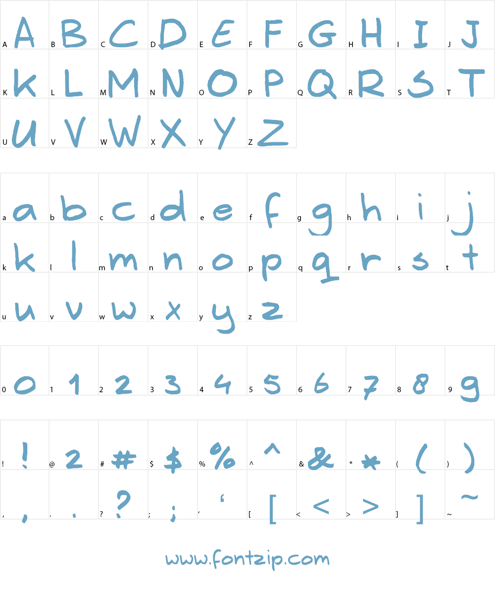 Erwin Font Character