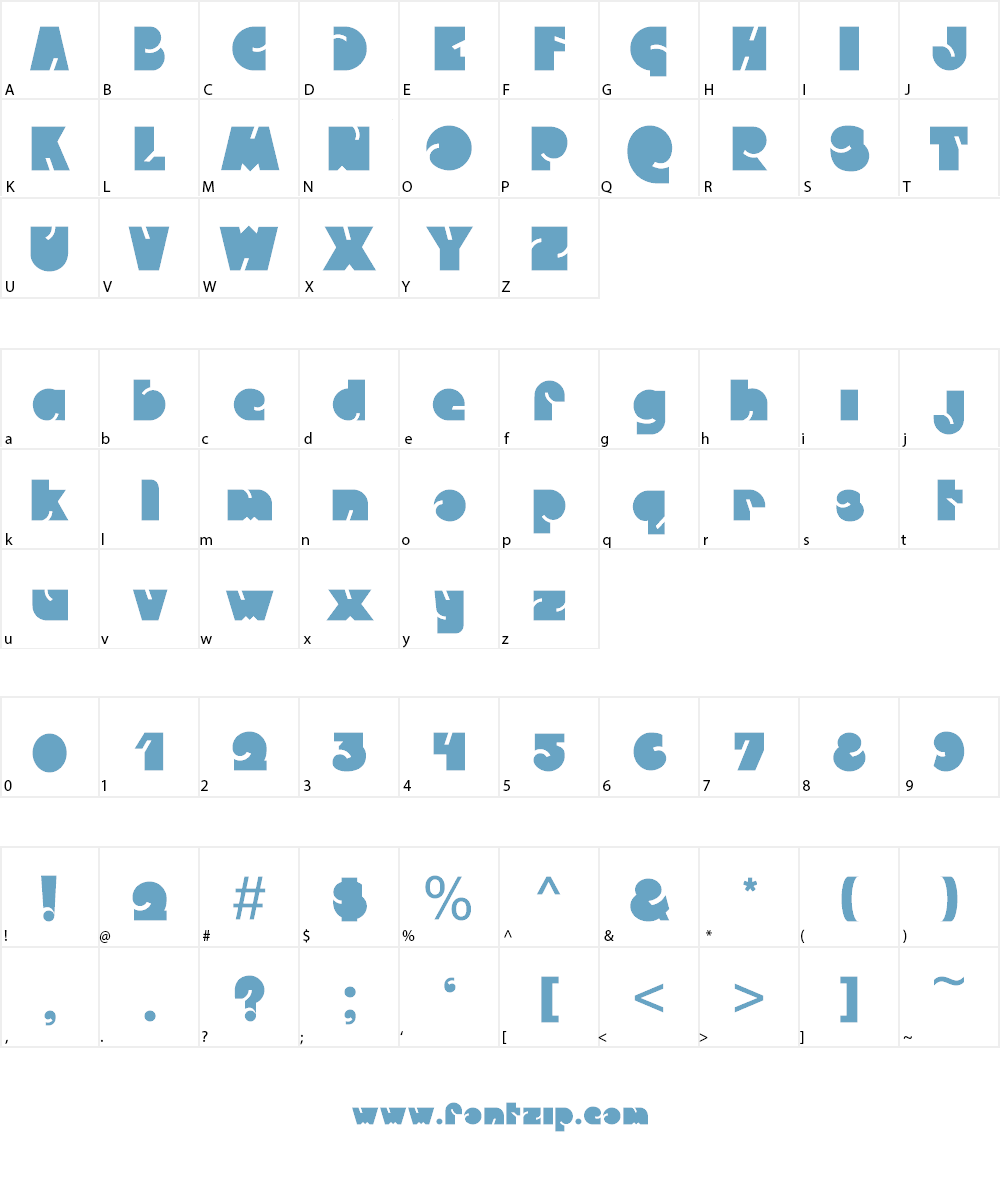 Qweckle Font Character