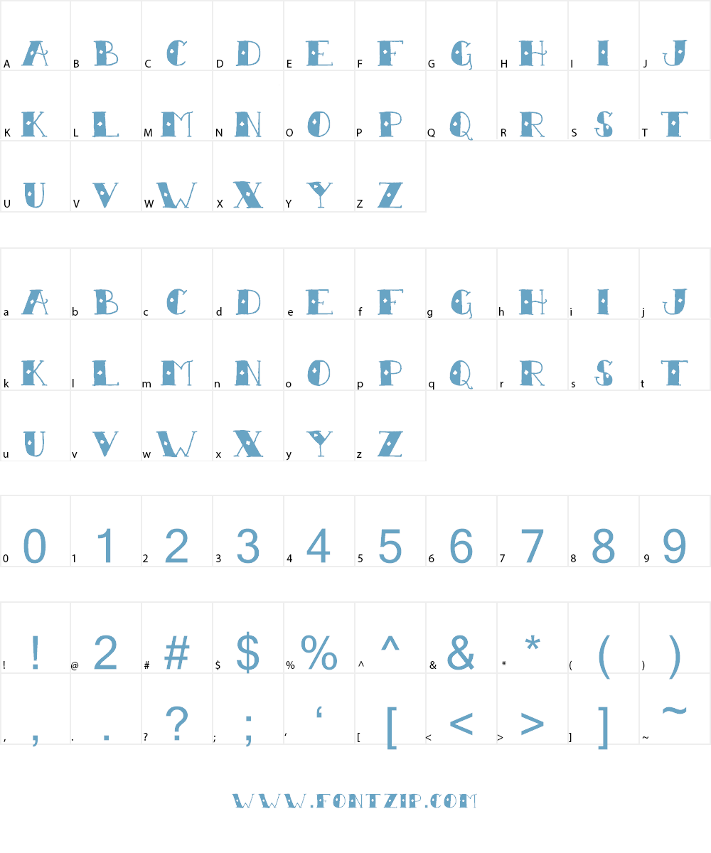 Sailor Scrawl Font Character