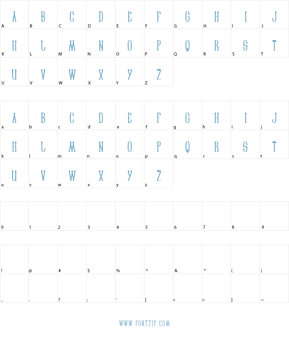 SAILORMAN Font Character