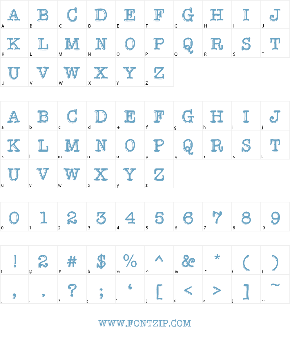HypersoberClean Font Character