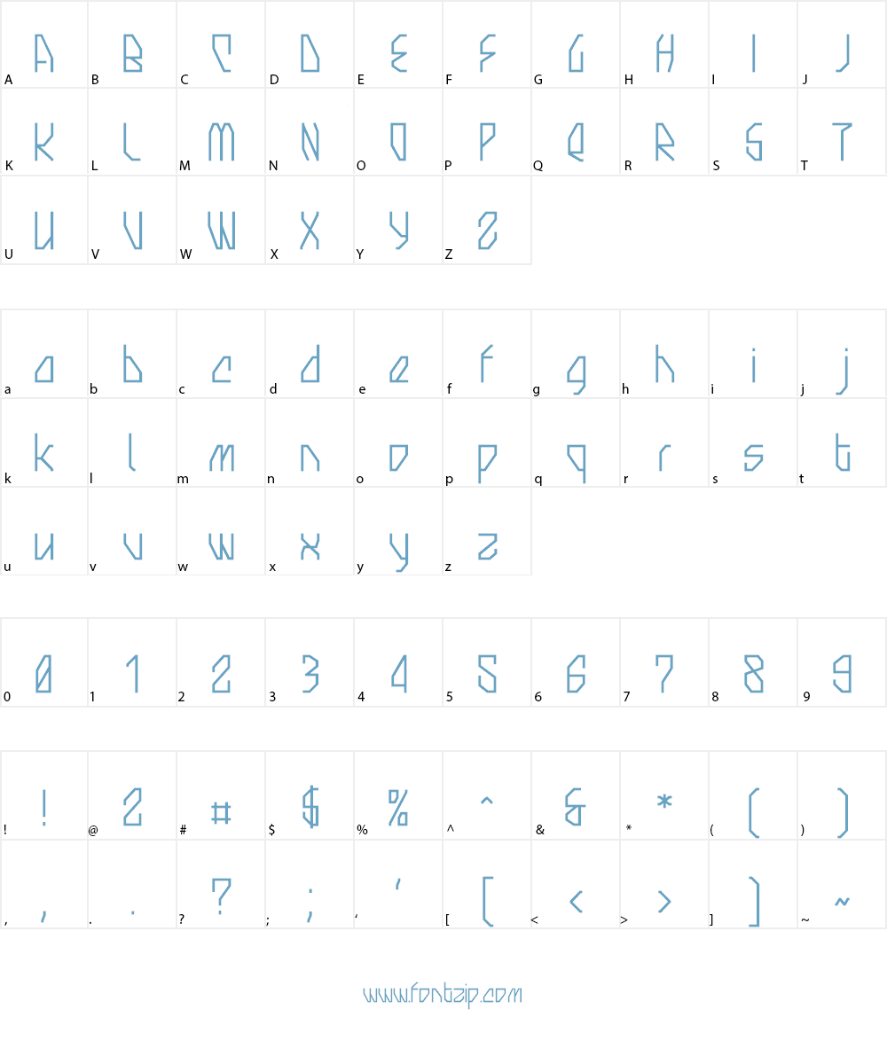 Snowstreet Personal Use Only Font Character