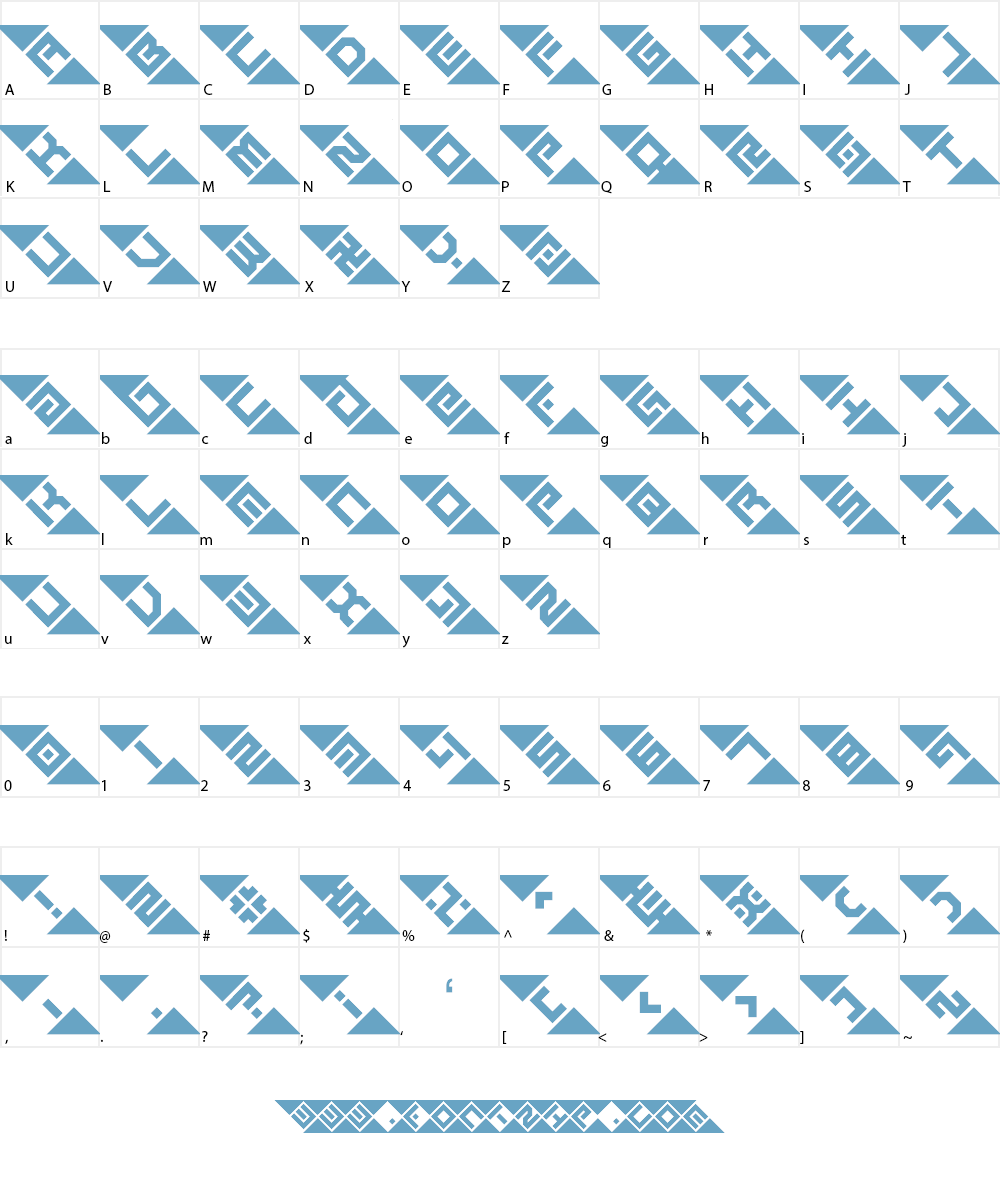 Graze BRK Font Character