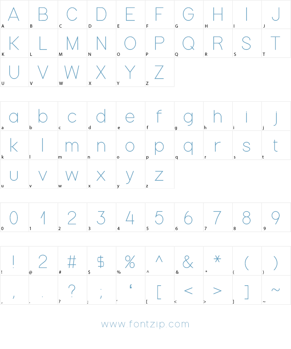 Gondola Font Character