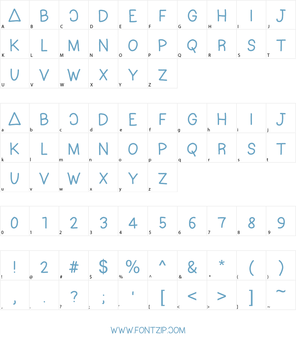 BASTILLE Font Character