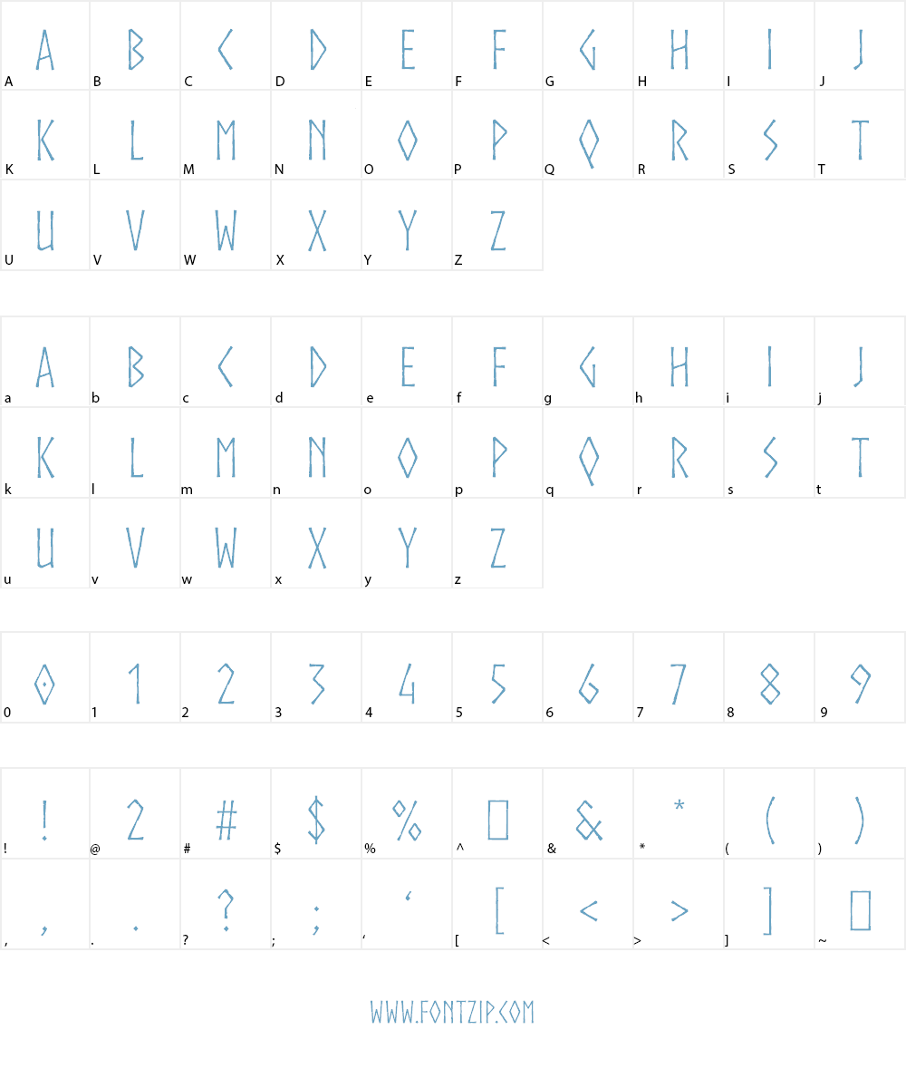 Norse Font Character