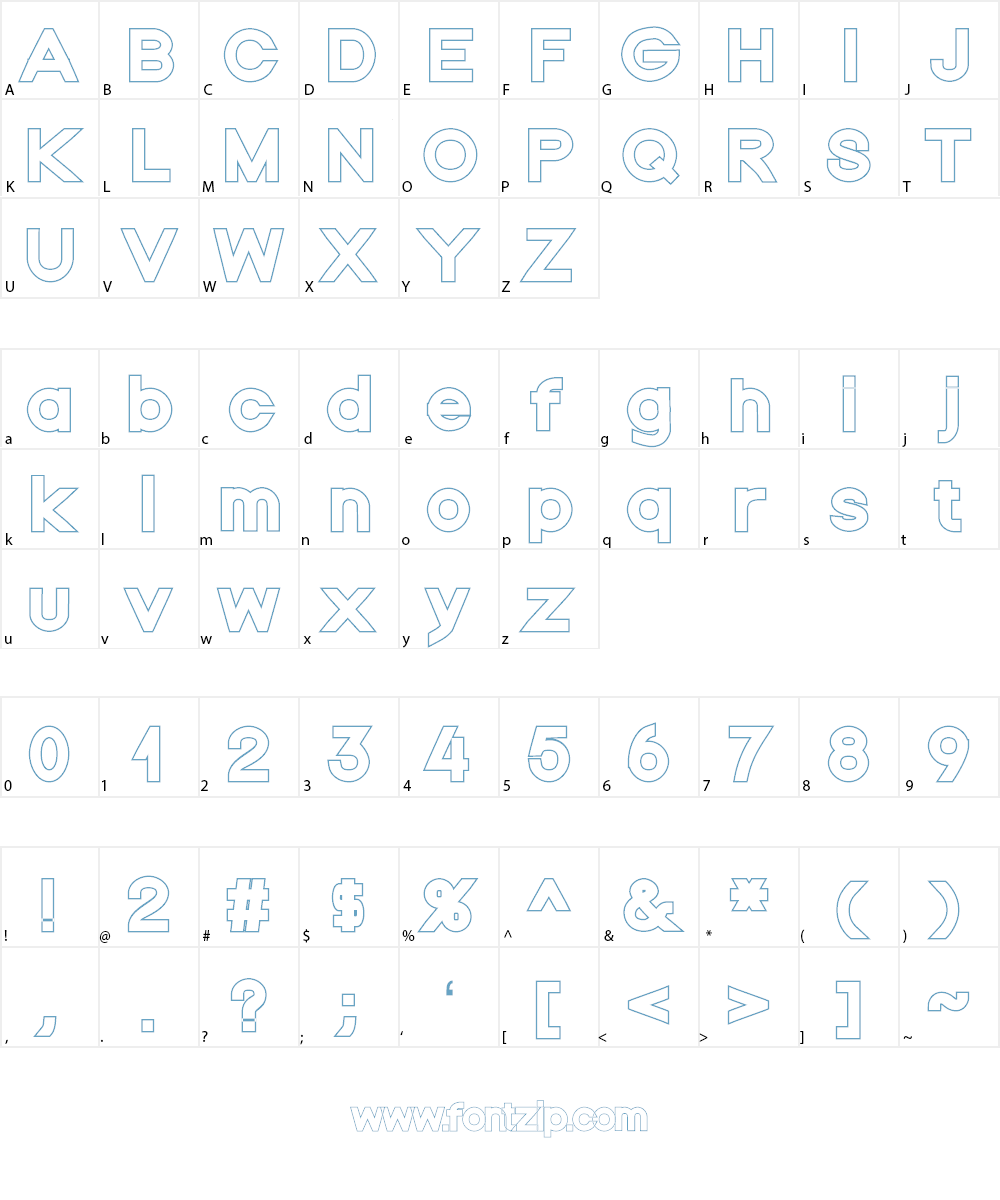 Nordica Plus Font Character