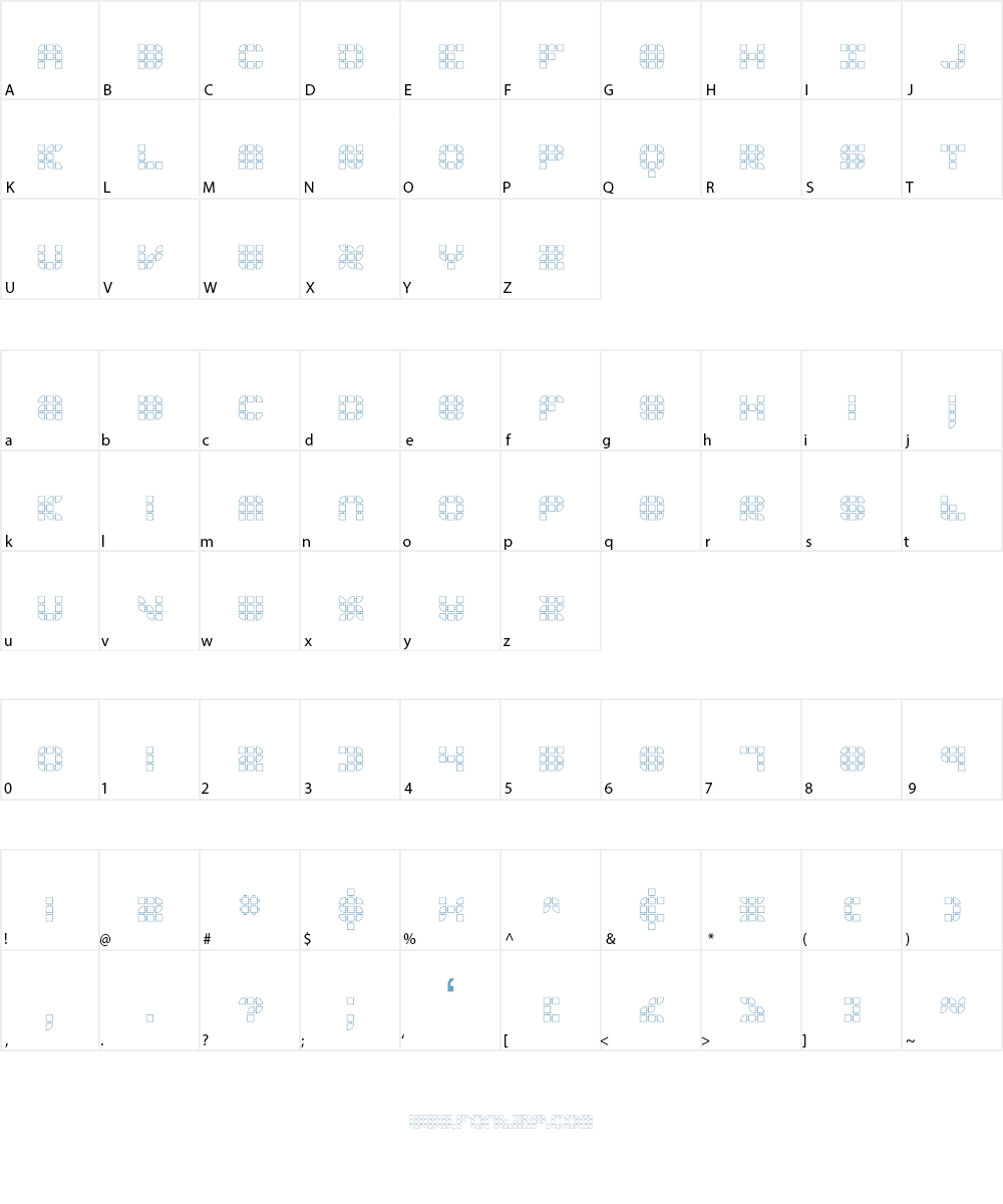 Konector BRK Font Character