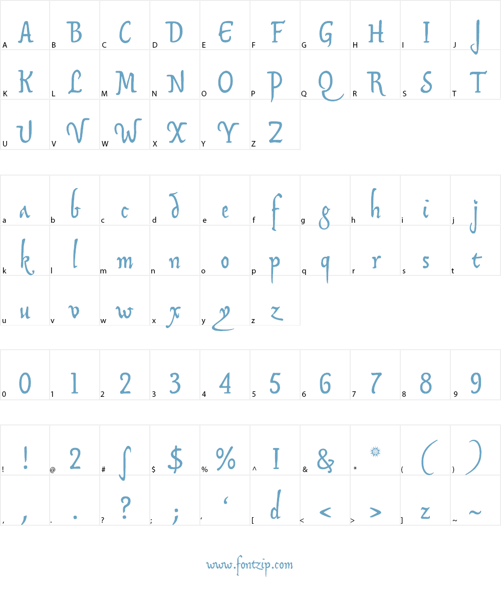 SonOfTime Font Character