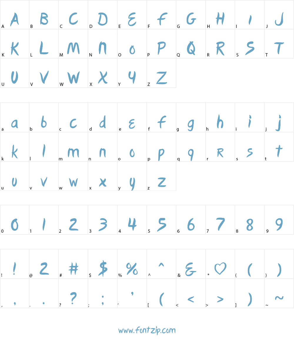 Eurotype 2016 Font Character