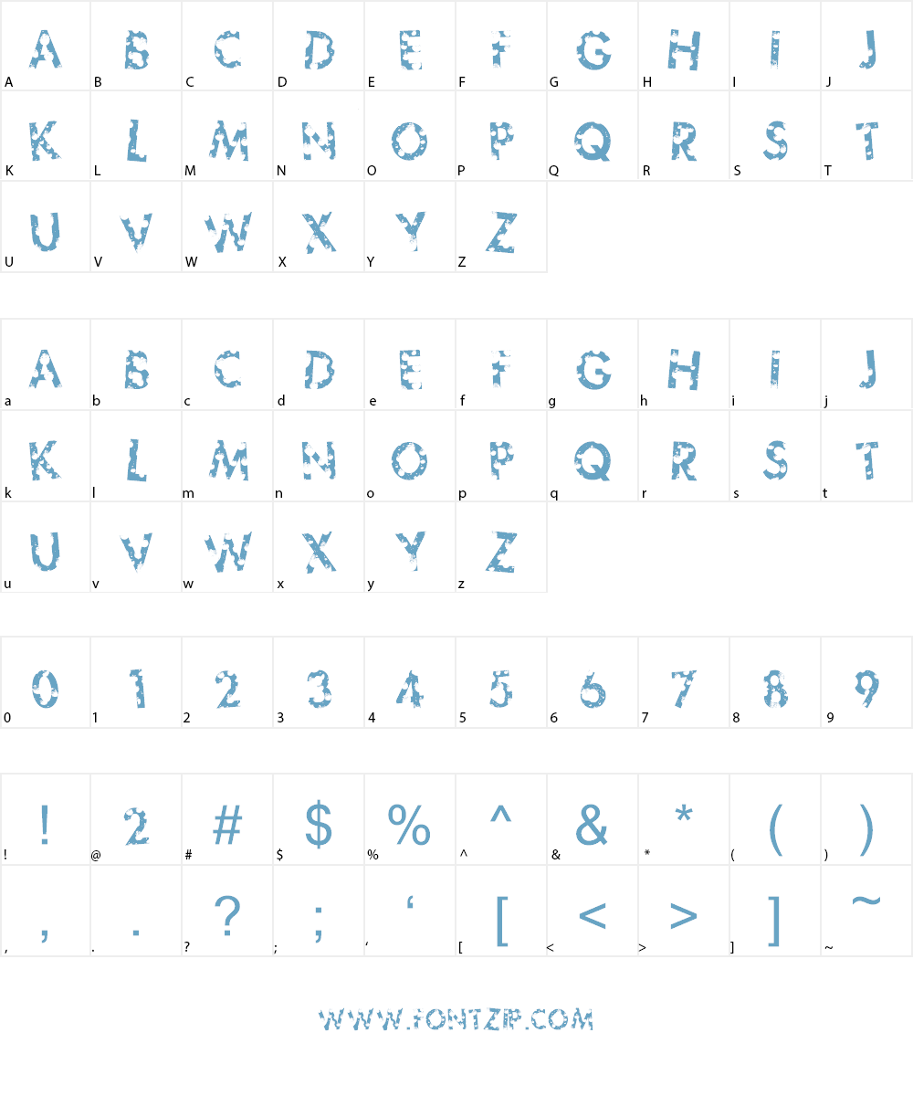 sickfuture Font Character