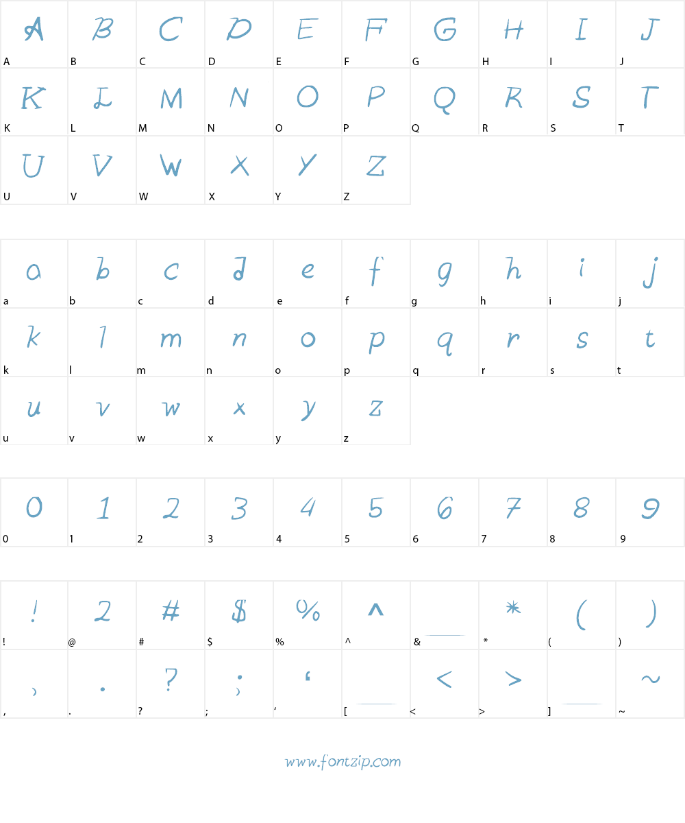 Edjie Font Character