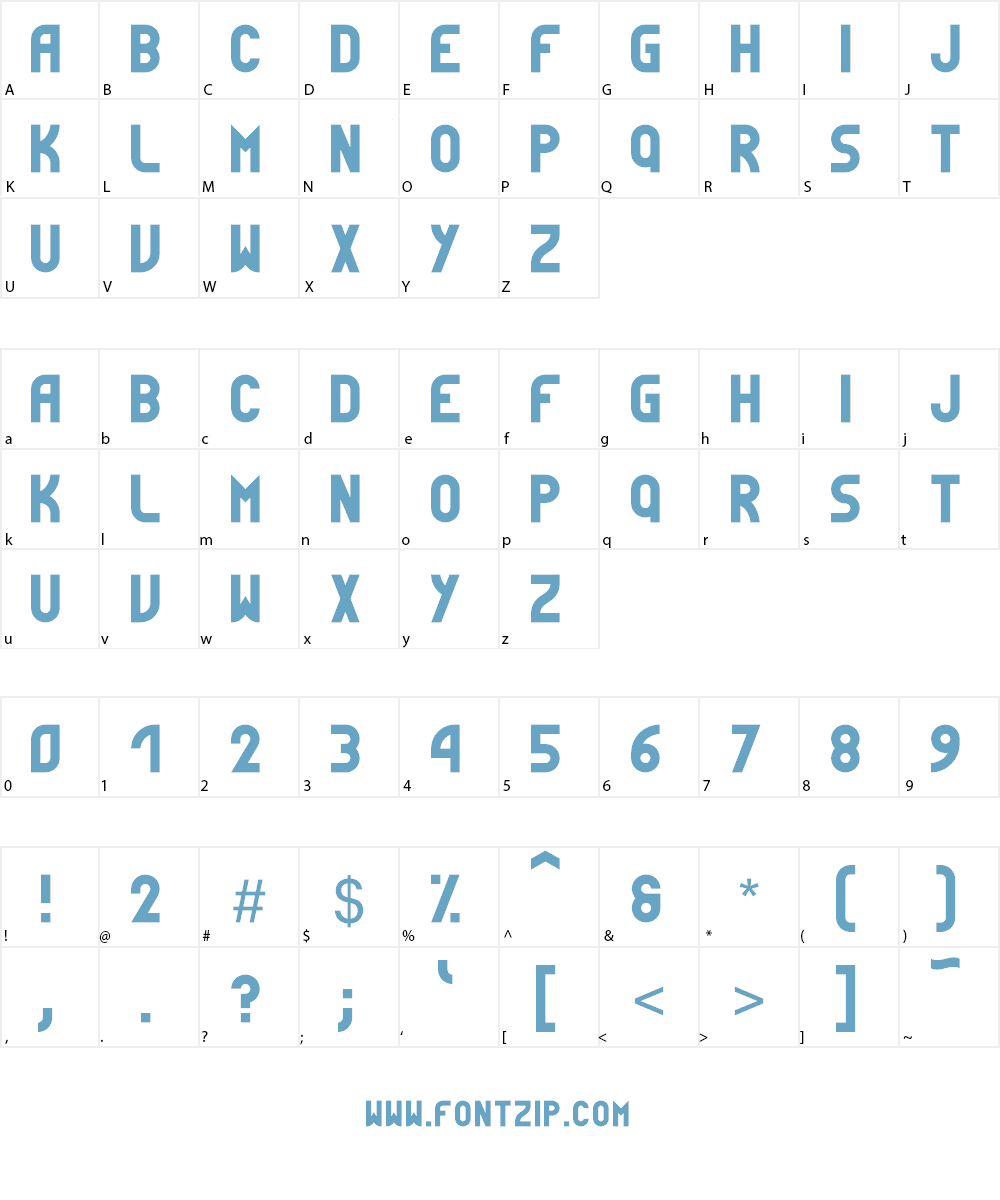 Simpleness-Regular Font Character