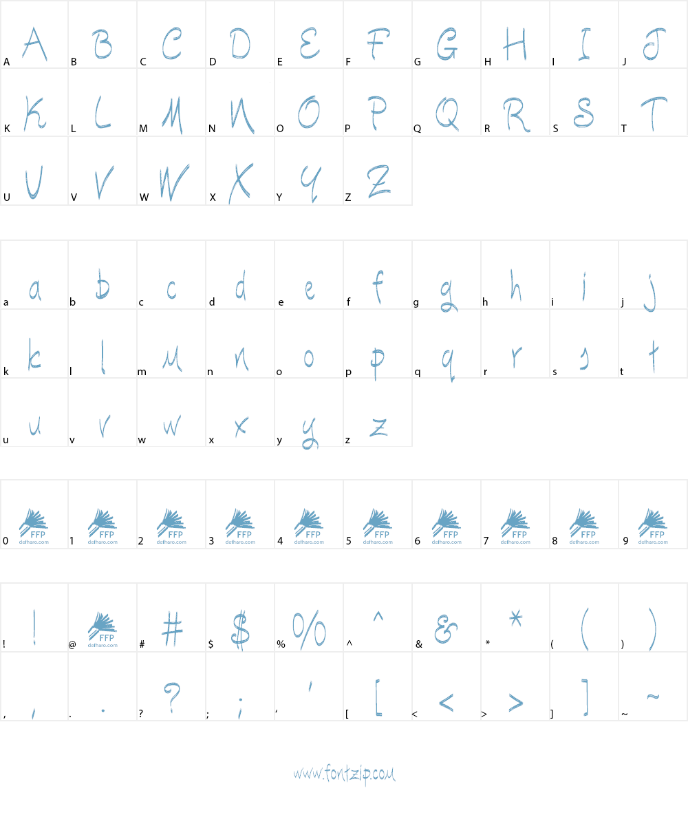 Escobeta One Font Character