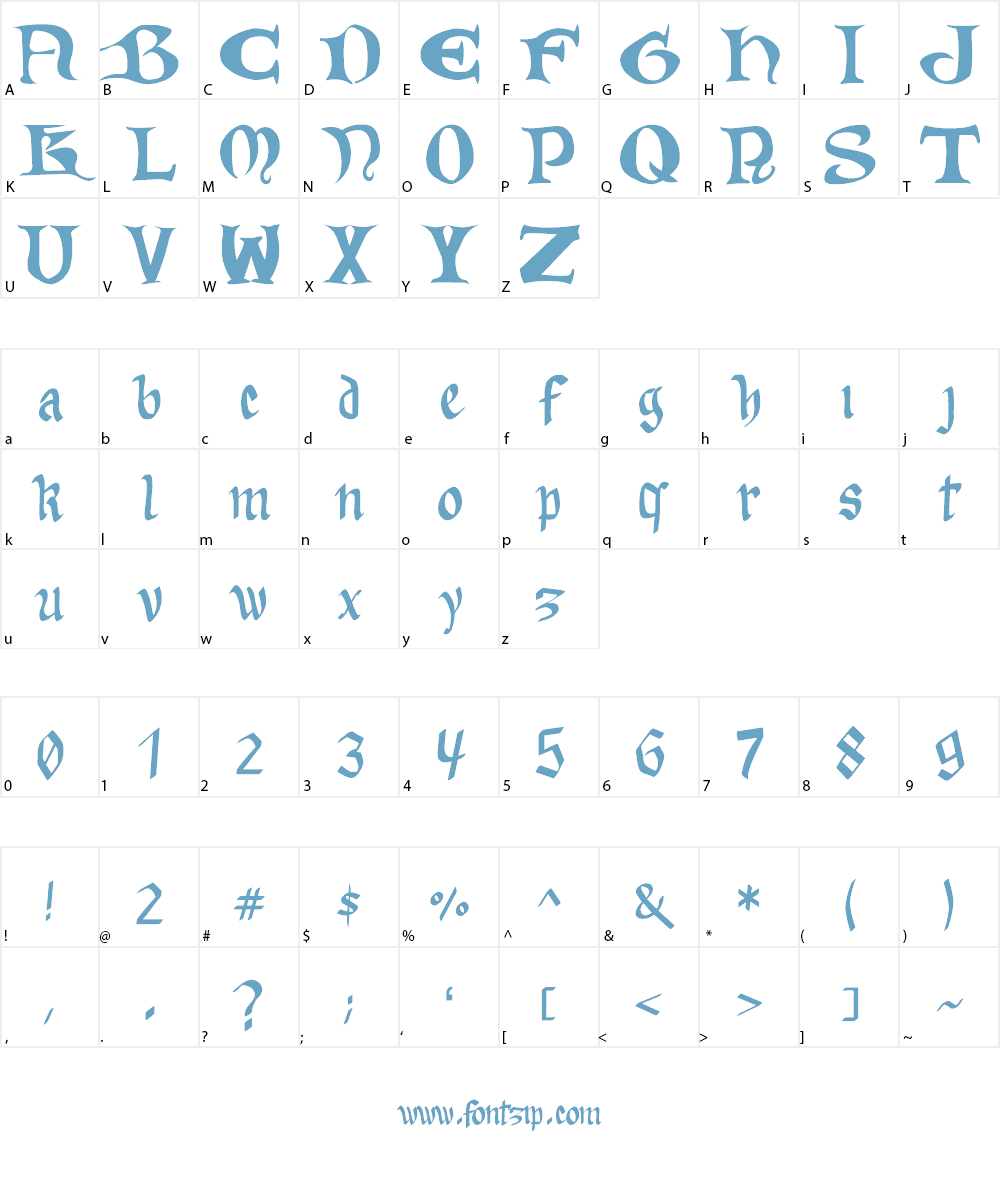 codex_manesse Font Character