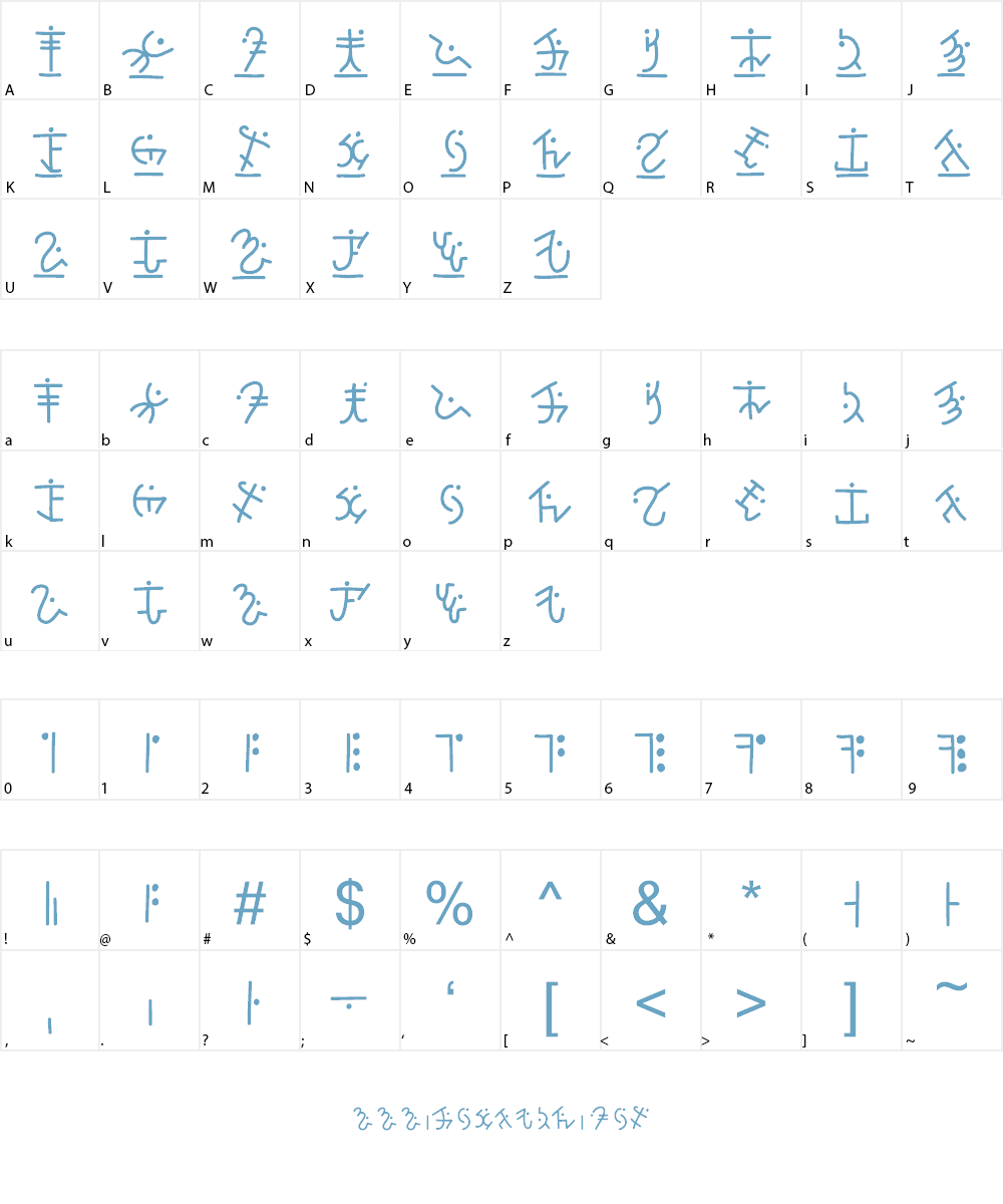 Smith Font Character