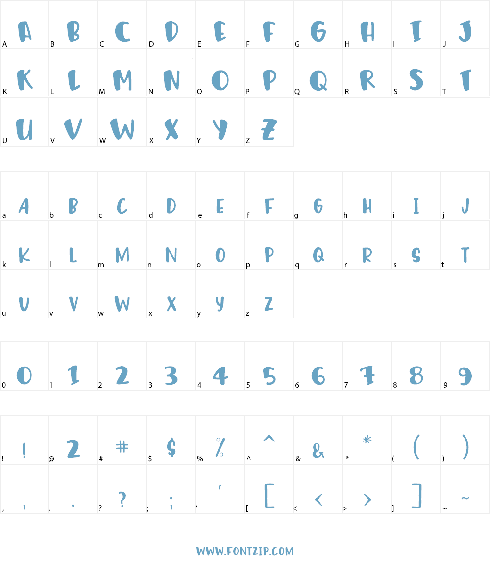 Humphrey Font Character