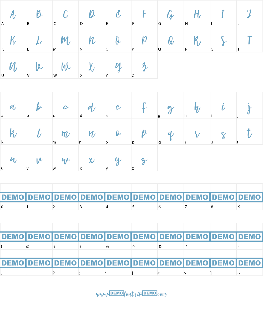 Syberic Font Character