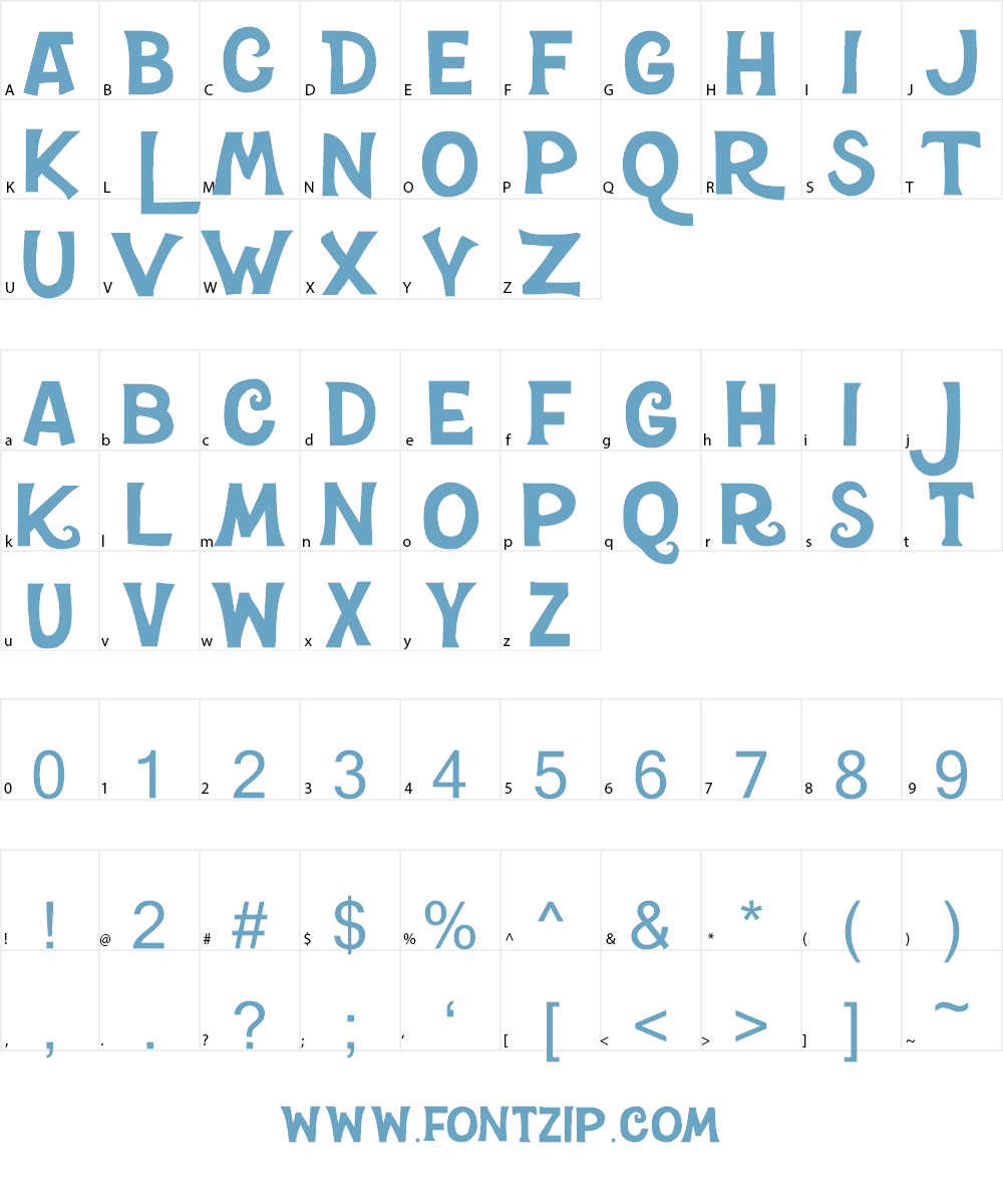 CheGuevara ChocolateFactory Font Character